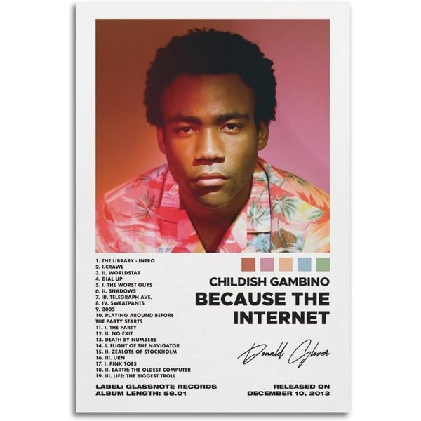 Because The Internet Childish Gambino Album Music Poster-image