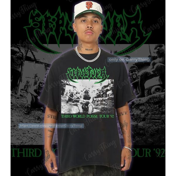 Sepultura Tour 1992 T-Shirt, Sepultura Shirt-image