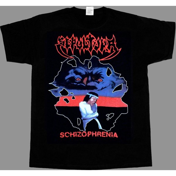Sepultura Schizophrenia Concert Shirt - Official Tour Merch-image