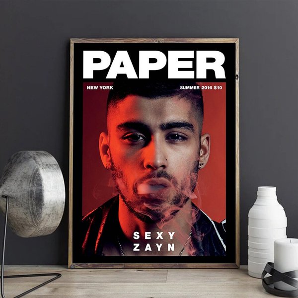 Zayn Malik, Zayn, Vintage Music Poster-image