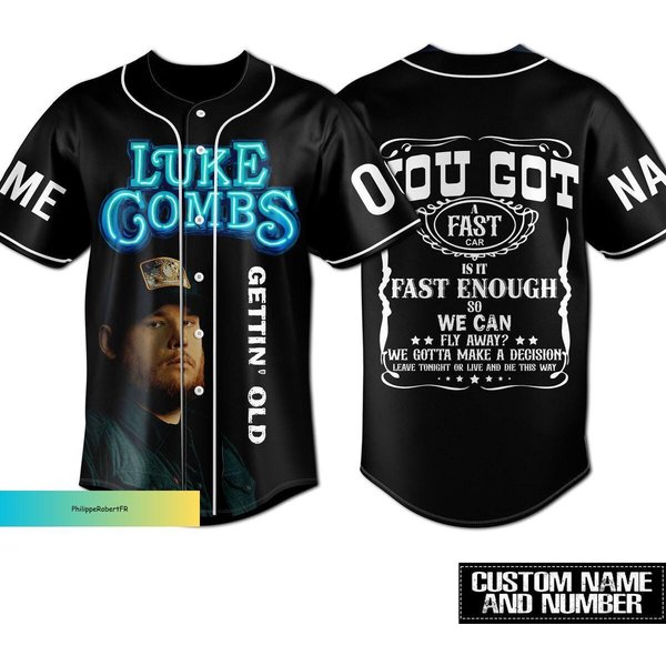 Custom Lukee Comb Jersey, Lukee Comb World Tour Baseball Jersey-image