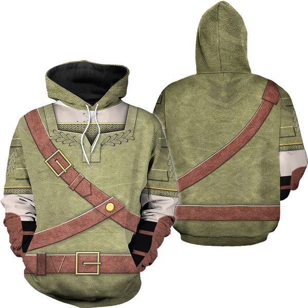 The Legend Of Zelda Link Full Over Print 3d Hoodie