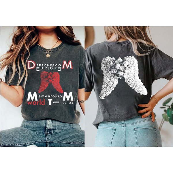 Depeche Mode Memento Mori T-Shirt, Depeche Mode Shirt, Rock Tour Shirt-image