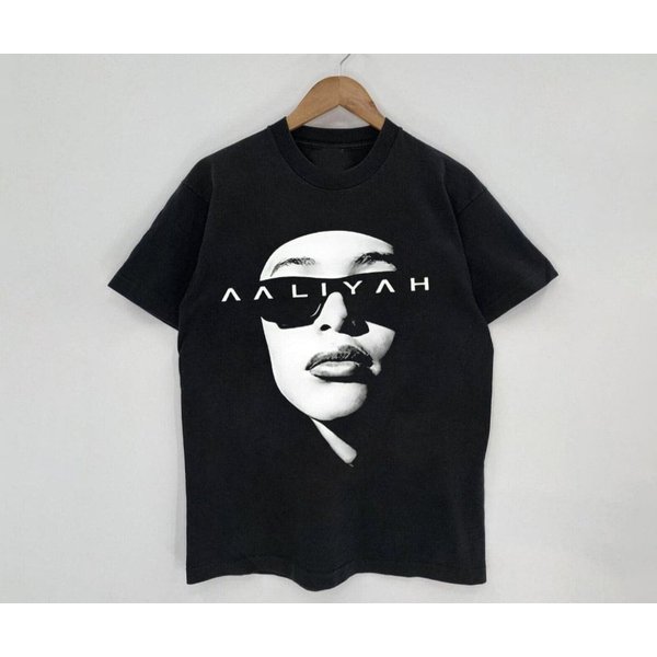 Vintage Aaliyah Fan T-Shirt-image