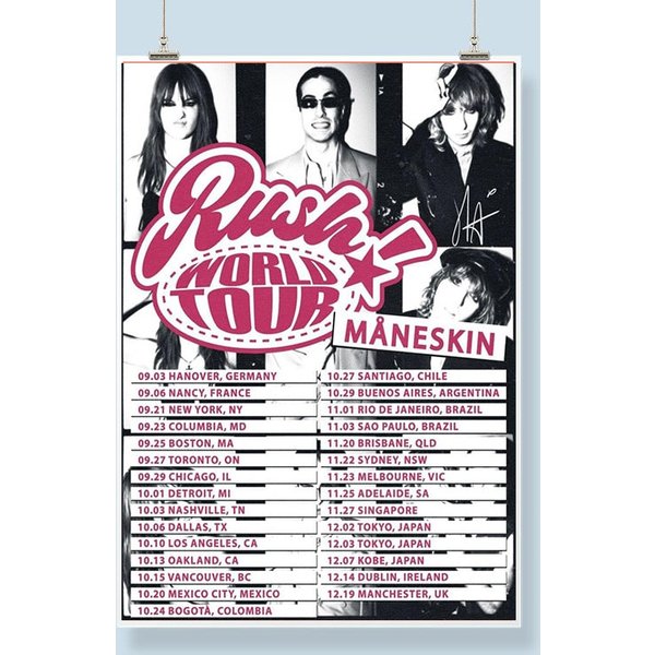 Maneskin - Tour 2023 Poster-image