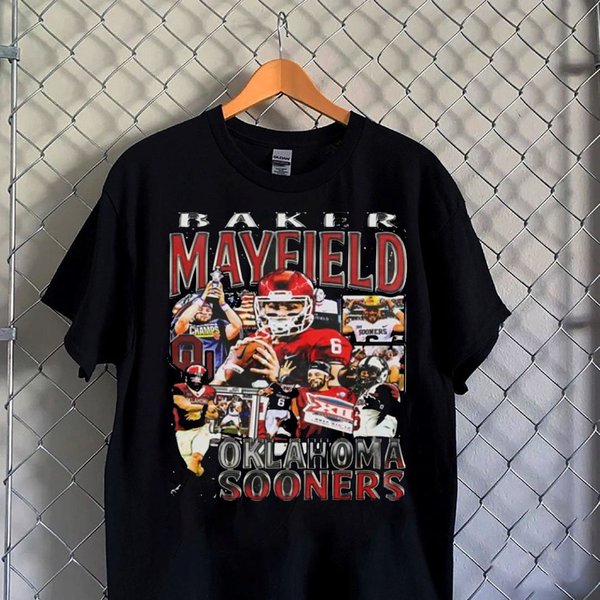 Vintage Baker Mayfield Shirt, 90S Baker Mayfield Football Shirt-image
