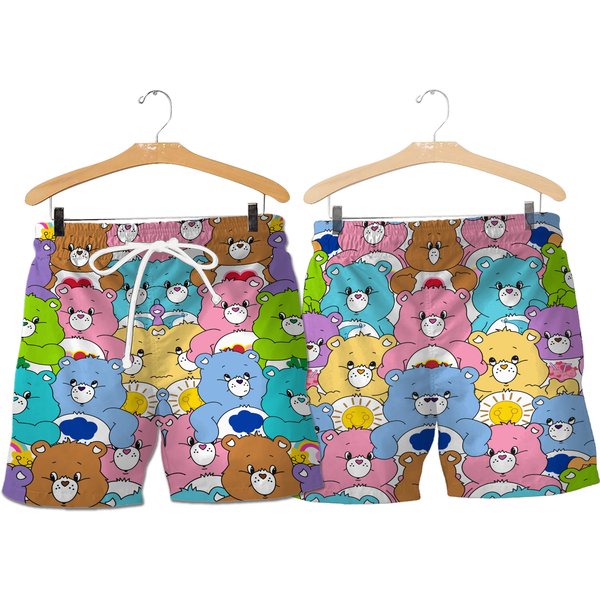 Beary Awesome Rainbow Bears Shorts-image