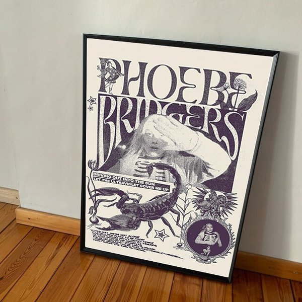 Phoebe Bridgers Reunion Tour 2022 Gig Poster-image