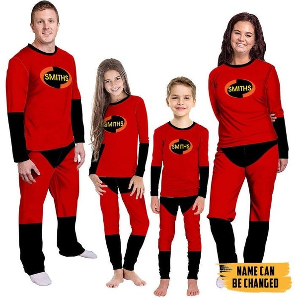 The Incredible Pajamas Set, Mr Incredible Pajamas Christmas For Family