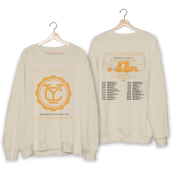 Yellowcard Band Tour Concert 2023 Shirt, Yellowcard Tour Shirt-image