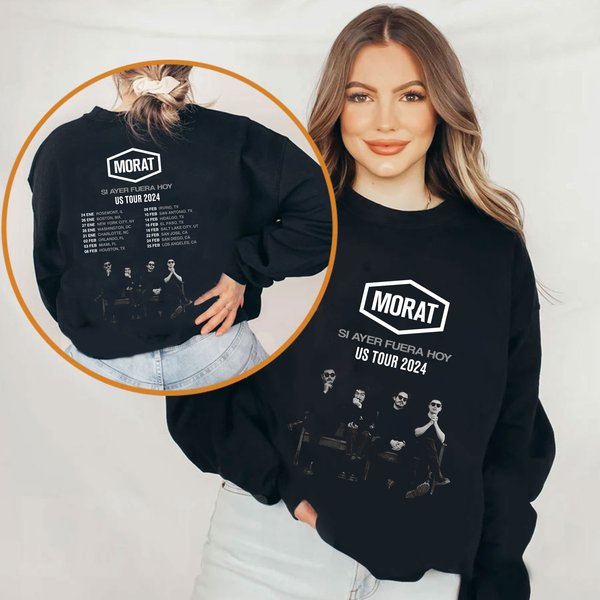 Morat Si Ayer Fuera Hoy Us Tour 2024 Shirt, Morat Band Fan Shirt-image