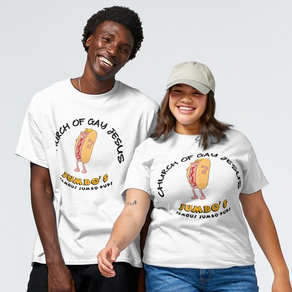 Church Of Gay Jesus Shameless Classic T-Shirt-image