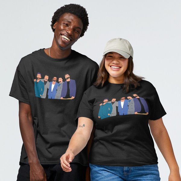 Nsync 90S Boyband Fan Jc Chasez, Lance Bass, Justin Timberlake Classic T-Shirt-image