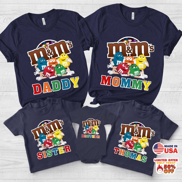 M&M Candies Shirt, M And M Group Matching Shirt-image