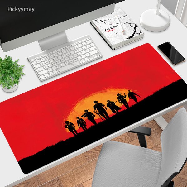 Red Dead Redemption 2 Mouse Pad ,Red Dead Redemption 2 Desk Mat,-image