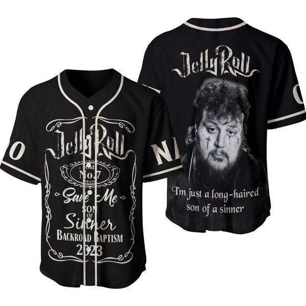 Jelly Roll Baseball Jersey, Jelly Roll Jersey Personalized Shirt-image