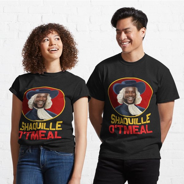 Shaquille Oatmeal T Shirt Funny Shaquille O'tmeal Classic T-Shirt-image