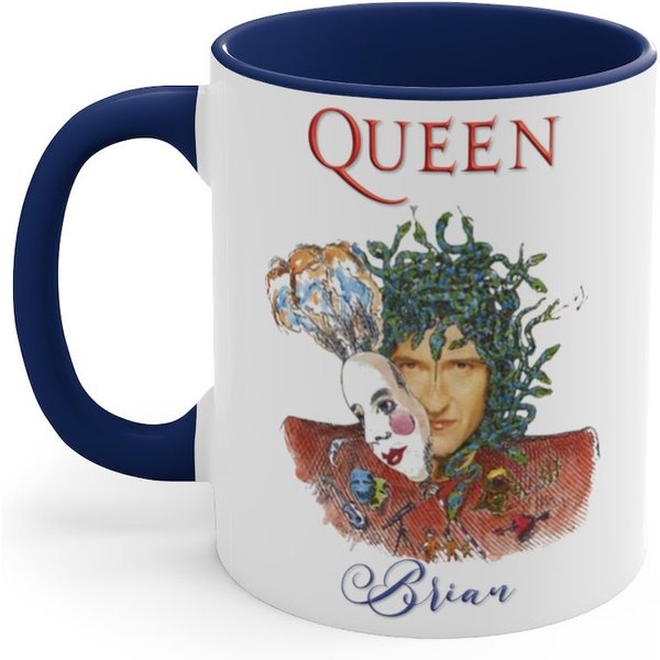 Highly Strung Quality Blue Accent Mug