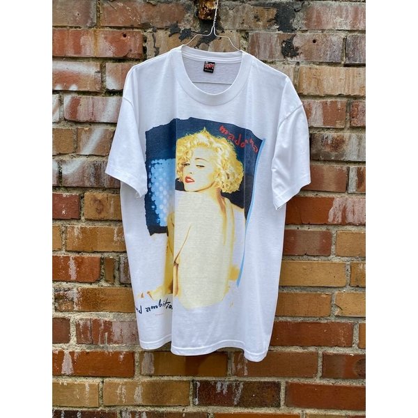 1990 Madonna Blond Ambition World Tour Vintage T-Shirt-image