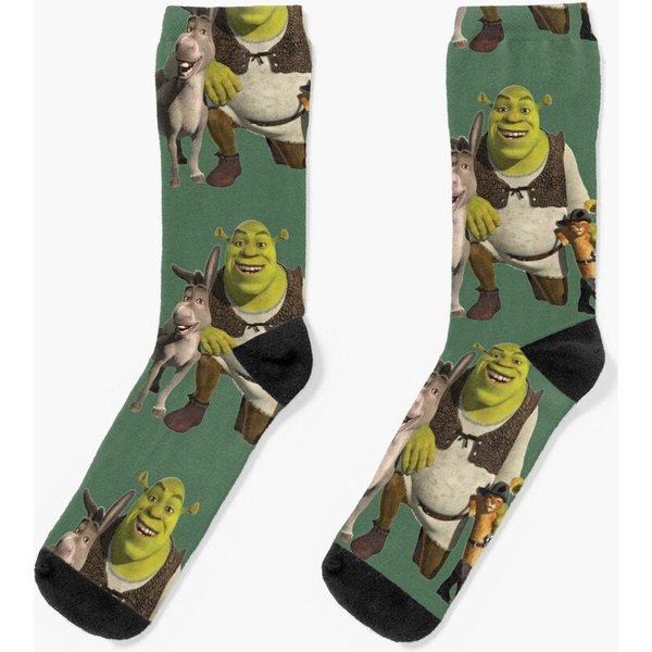 Shrek Trio Characters Socks Collection-image
