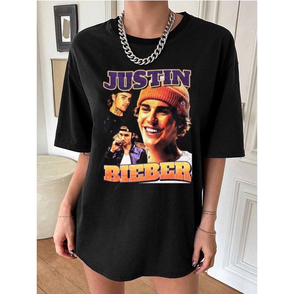 Justin Bieber 90'S Vintage Graphic Unisex Shirt Justin Bieber T Shirt-image