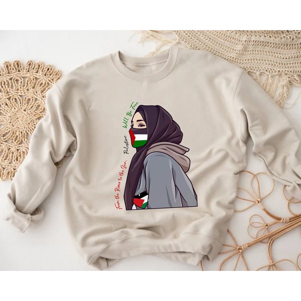 From The River To The Sea, Palestine Will Be Free Sweatshirt-image