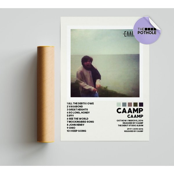 Caamp Posters, Caamp Poster, Caamp, By And By Album Cover Poster-image