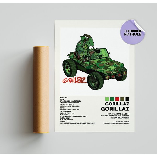 Gorillaz Posters / Gorillaz Poster / Album Cover Poster-image