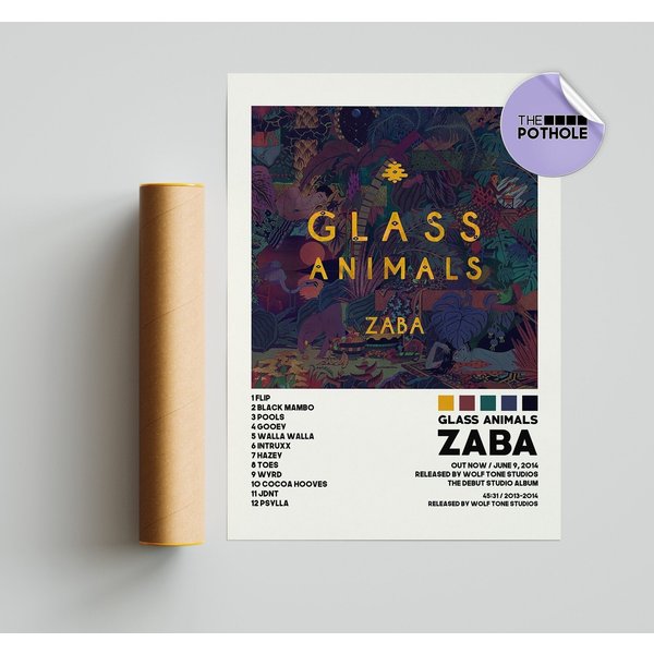 Glass Animals Posters / Zaba Poster / Album Cover Poster-image