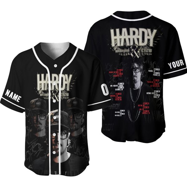 Hardyy Music Fan Baseball Jersey-image