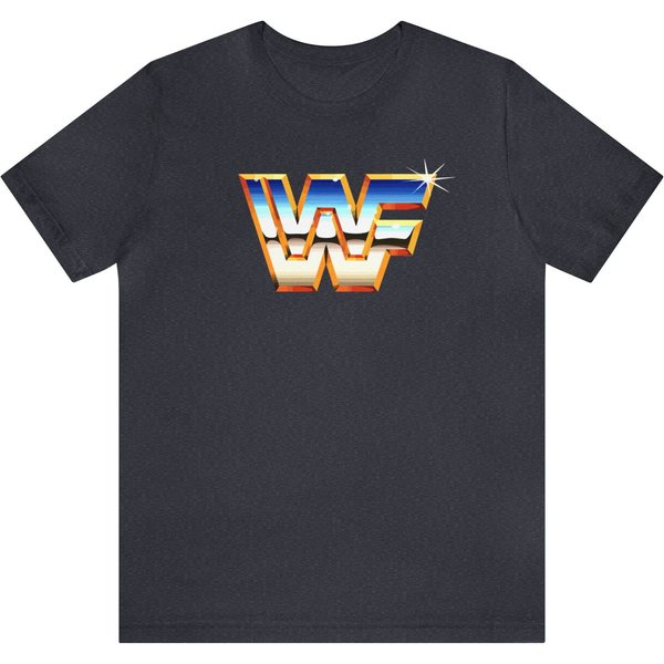 Vintage Wwf Logo Shirt For Wrestling Fans Tshirt-image