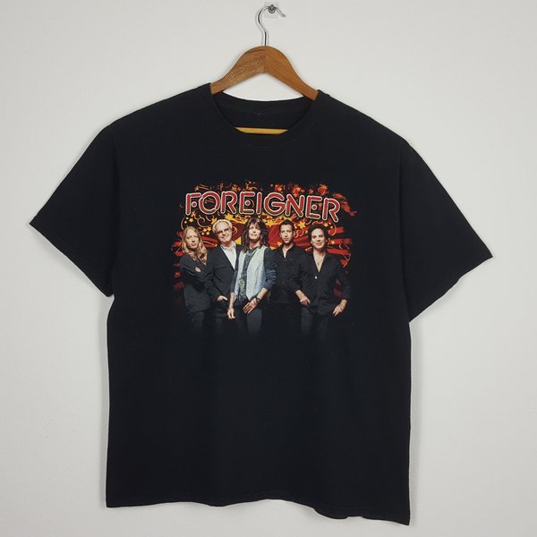 Vintage Foreigner British-American Rock Band Tout T-Shirt-image