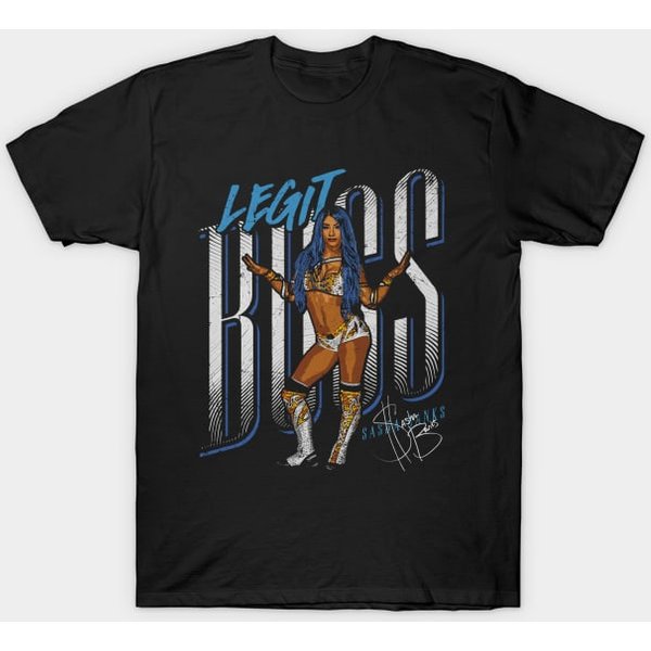 Sasha Banks Legit Boss - Sasha Banks - T-Shirt-image