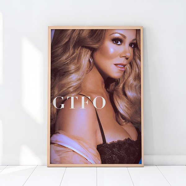 Gtfo Mariah Carey Album Cover Poster-image