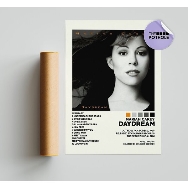 Mariah Carey Posters / Daydream Poster / Mariah Carey Daydream / Album Cover Poster-image
