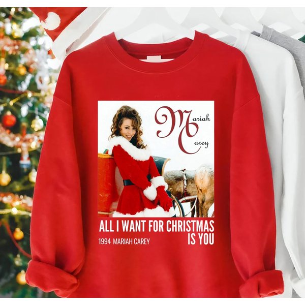 Mariah Carey 1994 Christmas Shirt, Mariah Carey Merry Christmas One And All Tour 2023-image