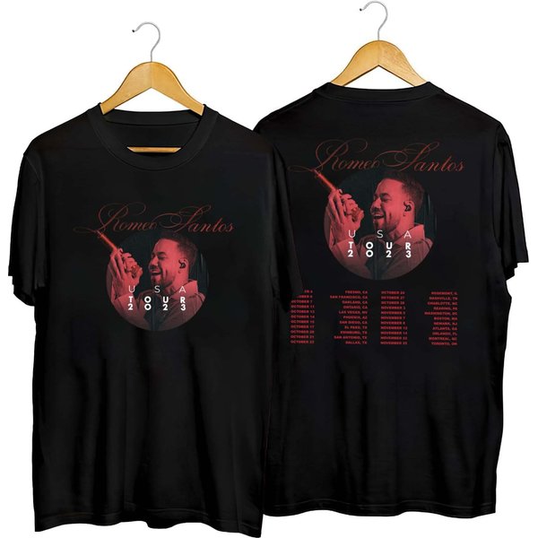 Romeo Santos Formula Tour 2023 Shirt, In Concert 2023-image