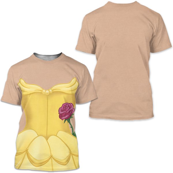 Princess Costume Cosplay, Halloween Costume 3D Shirt-image