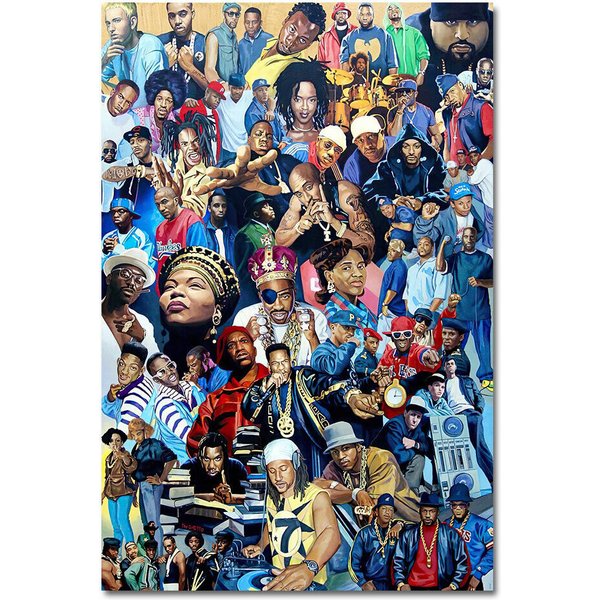 Legends Of All Rapper Hip Hop Music Poster-image
