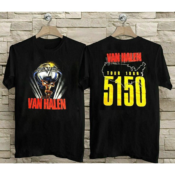 Reprint Van 5150 1986 Tour Concert T-Shirt-image