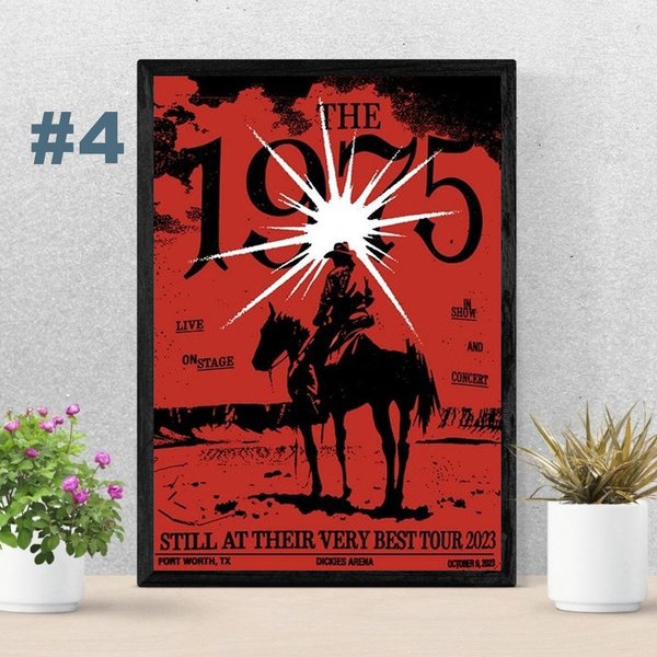 The 1975 Dickies Arena, Fort Worth, Tx Oct 9 2023 Tour Poster-image