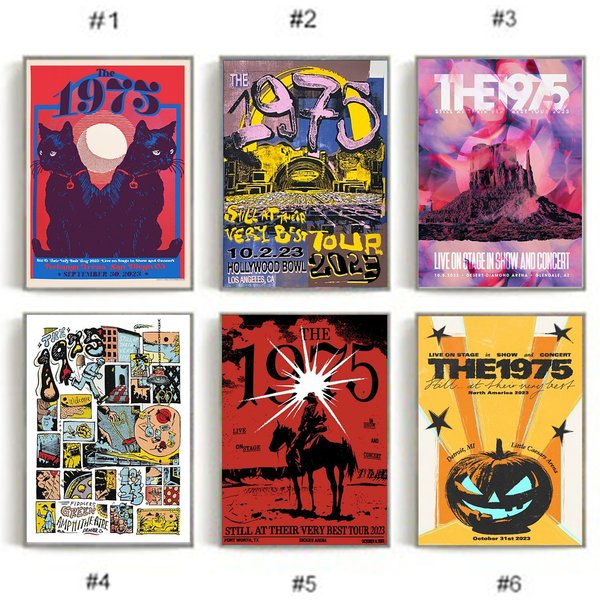 The 1975 September & October 2023 Tour Poster - Music Concert Poster-image