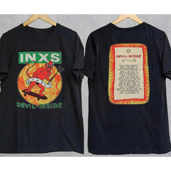 Vintage Inxs 1987 Tour Gift Shirt-image