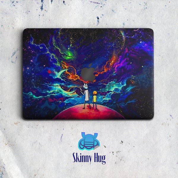 Rick And Rickandmorty In Space Skin Laptop Skins-image