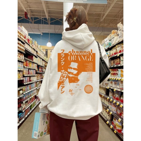 Channel Orange Hoodie , Frank Ocean Vintage 90s Style Graphic Hoodie