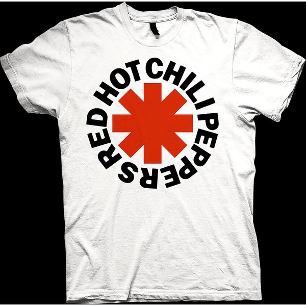 Red Hot Chili Pepper: Classic Asterisk White T-Shirt-image