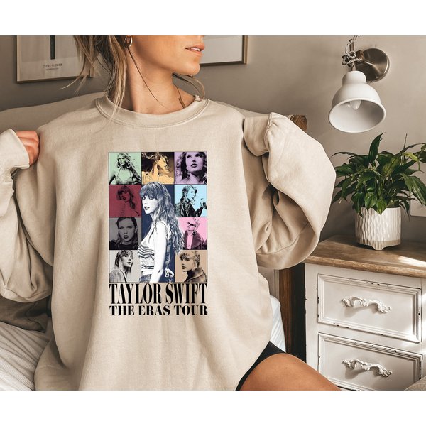 Taylor Swiftian Merch Sweatshirt, Back And Front Sweatshirt-image