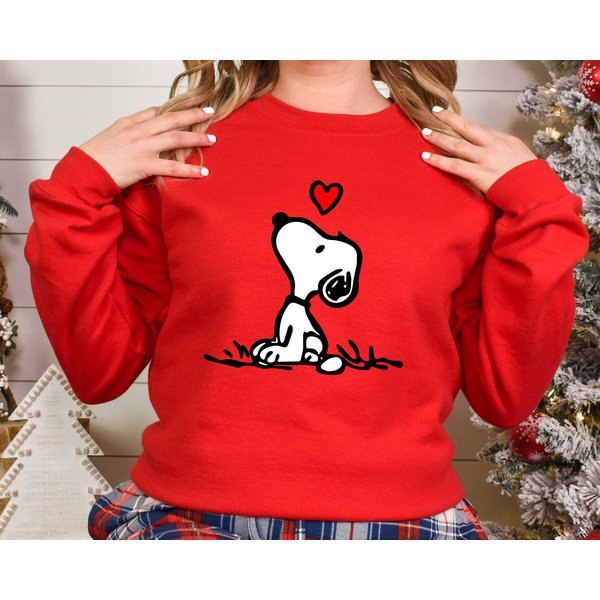 Snoopy Hug Woodstock Sweatshirt/ Snoopy Love Woodstock Sweatshirt-image