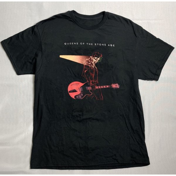 Queens Of The Stone Age Skeleton Guitar Player T-shirt