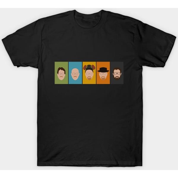 The Evolution Of Walter White - Breaking Bad - T-Shirt-image